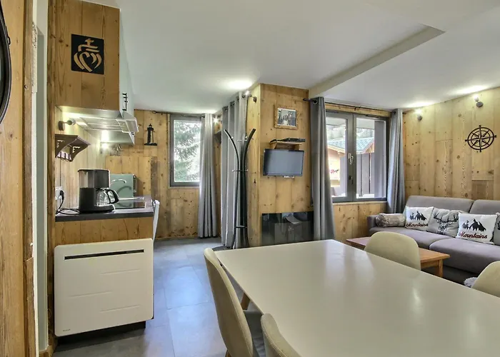 Bel Renove 2 Pieces Cabine, 4-5 Pers, Vue Station, Wifi - Fr-1-455-279 La Plagne-Tarentaise